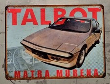 Plaque métal vintage Talbot