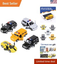 Set 5 Mini Auto Polizia