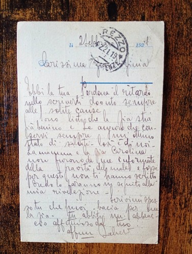 Cartolina postale rag - cartolina,