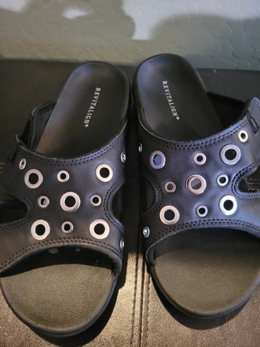 Revitalign sandalo nero slide