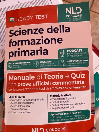 Libro per preparazione - la,