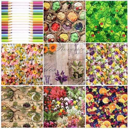 Rotolo tela cerata fiori - di,