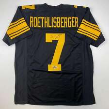 Maglia Facsimile Autografata Ben Roethlisberger Pittsburgh Color Rush Uomo XL