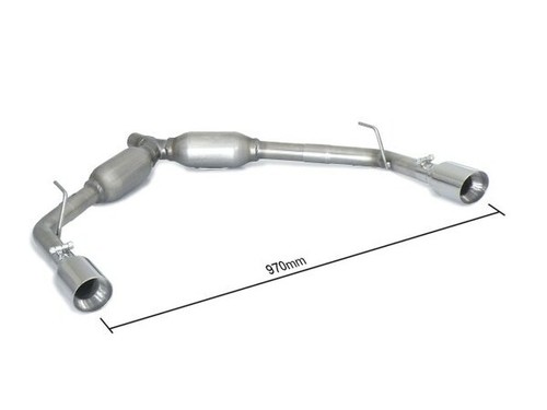 Scarico sportivo duplex