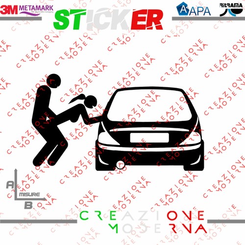 Adesivo sticker sesso omini - adesivo,