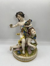 Gruppo ceramico capodimonte - gruppo,