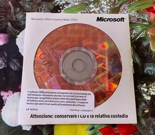 Microsoft Office Edizione Basic 2003 con Licenza Product Key - CD Originale