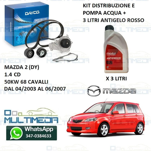Kit distribuzione pompa acqua - kit,