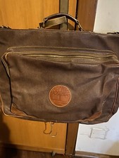 porta abito Timberland anni 80 in pelle martellata NUOVO