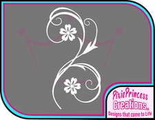 Fiore B grazioso adesivo