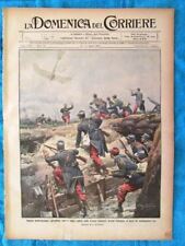 La Domenica del Corriere 18 aprile 1915 WW1 Soissons - Dalibaba - Enrico Zonta