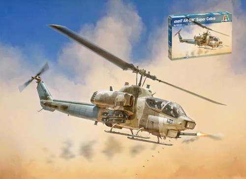 Italeri 1w super - 1/72, ah-1w