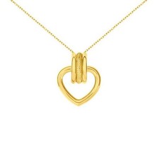 Collana donna cuore Oro Giallo