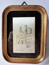 Quadretti su lamina di argento