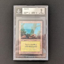 MTG \\>> Foresta (V.2) (BGS 9) <<// Alpha - 341 Trading - Magic