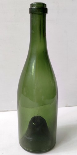 Bottiglia vetro soffiato xix - bottiglia,