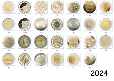 2 Euro 2024 Commemorativi - Tutti i Paesi Disponibili - Oncia