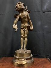 Auguste MOREAU (1834 - 1917) - Scultura in bronzo Angelo