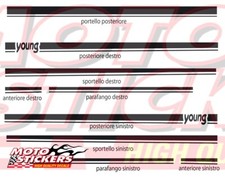 Fiat Panda Young - kit fasce adesivi perimetrali