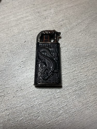 Accendino vintage nero - accendino,