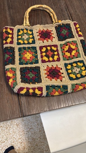 Borsa uncinetto artigianale - uncinetto,