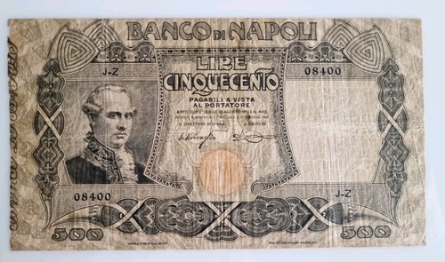 500 lire banco napoli 05 - lire, di