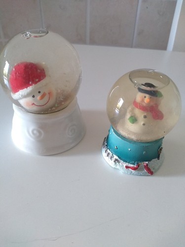 Palle vetro con neve - palle, di