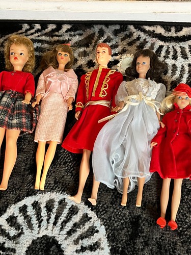 Set famiglia barbie vintage - set,