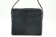 Borsa a tracolla Gucci Harako nera argento quadrata vintage autentica