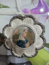 Antico Medaglione In Argento Unoaerre