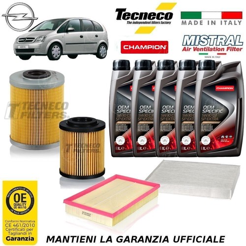 Kit tagliando per opel meriva - tagliando,