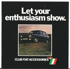 Fiat Accessories 1980-1981 UK