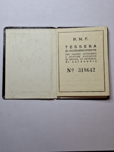 Pnf tessera riconoscimento - di,