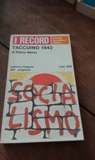 Pietro Nenni Taccuino 1942 Mondadori 290925