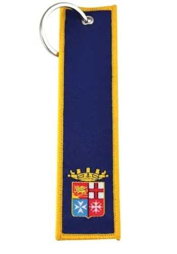 Portachiavi ricamato stemma