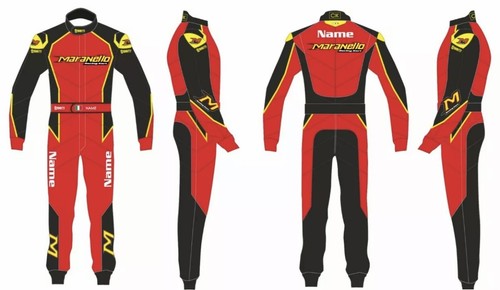 Tuta corsa kart stampata - kart,