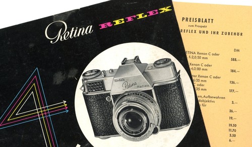 Kodak brochure retina reflex - kodak,