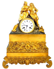 antico orologio da camino