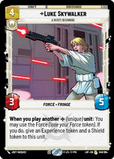 Luke Skywalker - A Hero's Beginning - Legends of the Force - Star Wars Unlimited