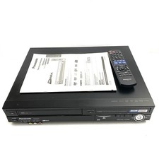 Panasonic DMR-EZ48V Lettore DVD/VHS Combo Registratore Telecomando HDMI Manuale Testato