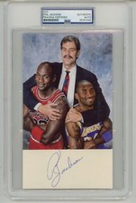 Phil Jackson ~ autografato