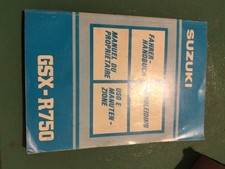 Manuale uso e manutenzione Suzuki GSX R 750 Dal 90/93