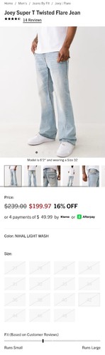 Jeans uomo true religion super - true,