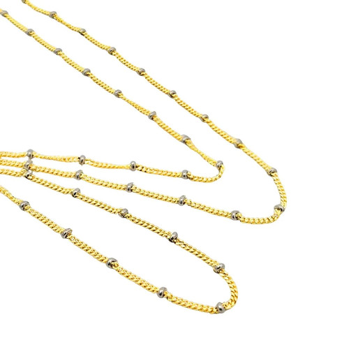 Collana donna sfere oro - collana,