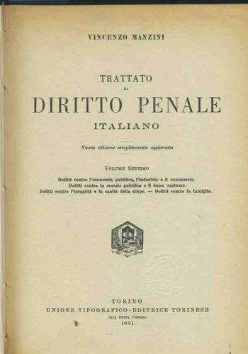 Trattato diritto penale - diritto,