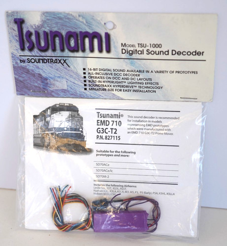 Soundtraxx tsunami tsu 1000 - soundtraxx,