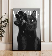 Copertina Vogue gatto nero