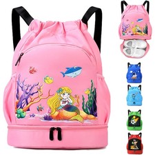 zaino impermeabile bambino, sacca sportiva, zaino nuoto, trolley, spiaggia