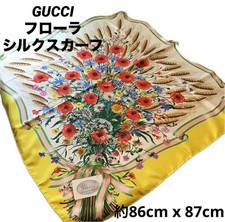 Sciarpa Gucci usata Flora seta