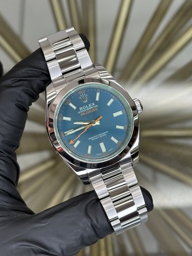 Rolex milgauss 116400gv blue - rolex,